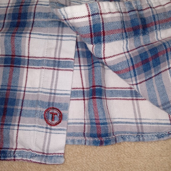 Twillory Men's Medium Long Sleeve Flannel Shirt Blue‎ - Picture 5 of 9